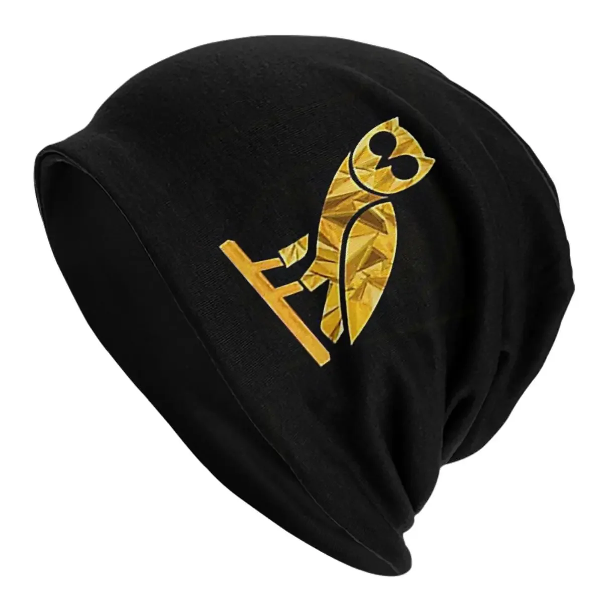 OVO ตุลาคมของตัวเอง Drake นกฮูกอบอุ่นถักหมวก Hip Hop Bonnet หมวกฤดูใบไม้ร่วงฤดูหนาวกลางแจ้ง Beanies หมวกสําหรับ Unisex ผู้ใหญ่