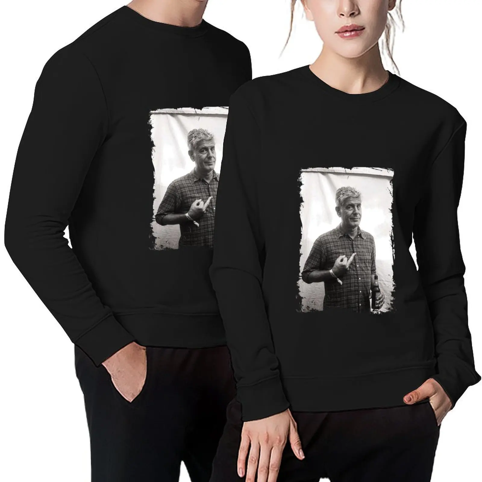 

Anthony Bourdain Middle Finger Pullover mens designer clothes blouse mens clothing men wear new sweatshirt