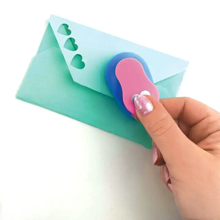 Hello Hobby Craft Punch Set, 3-förmige Bastelstanzer, Unisex-Kind