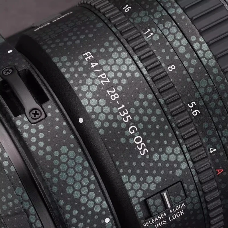 FE PZ 28-135mm F4 G OSS Lens Colored Pattern Protective Films / Body Skin Wrap - Anti-Scratch,Bubble-Free for Sony lens 28-135