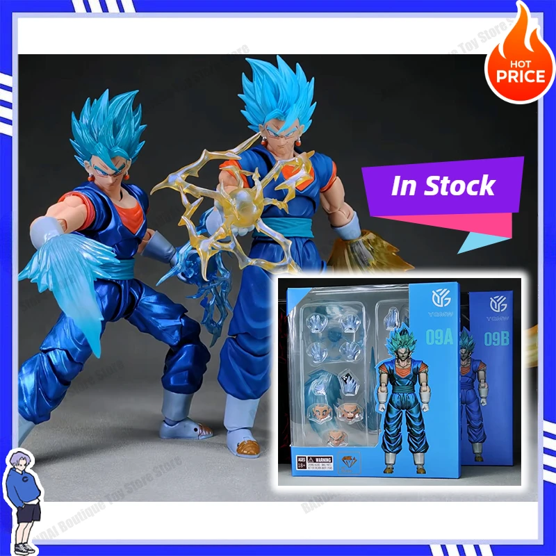 

In Stock YGMW Studio OCToys Dragon Ball SHF Ultra Blue Beigit 09A 09B NYCC Color Matching Action Figure Toy Collection