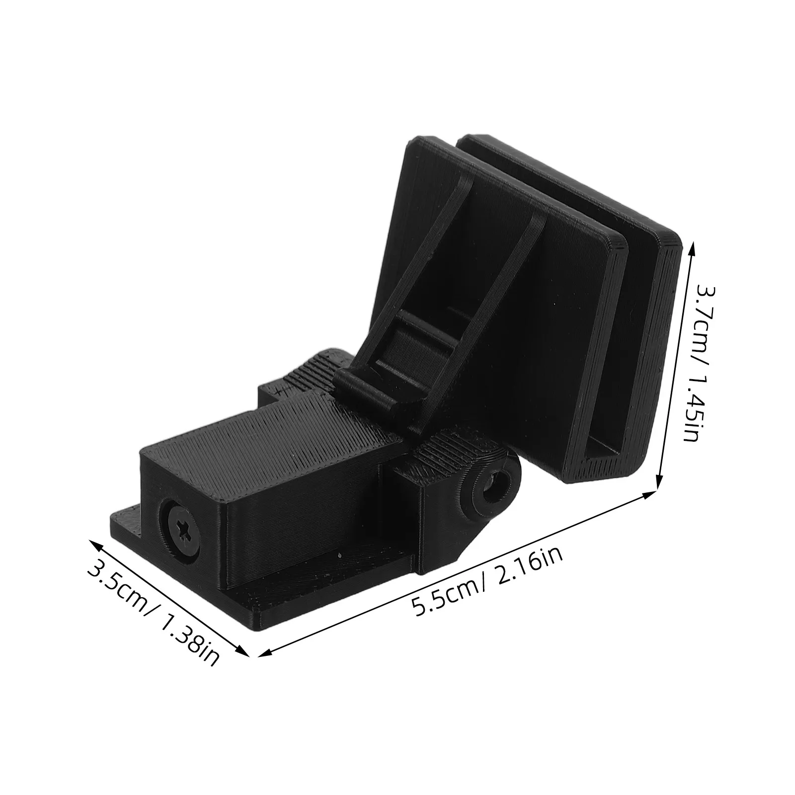 2Pcs Turntable Dust Cover Hinges Replacement Sturdy Plastic Cover Hinges for Turntable Lid Support Repair Parts Accessories