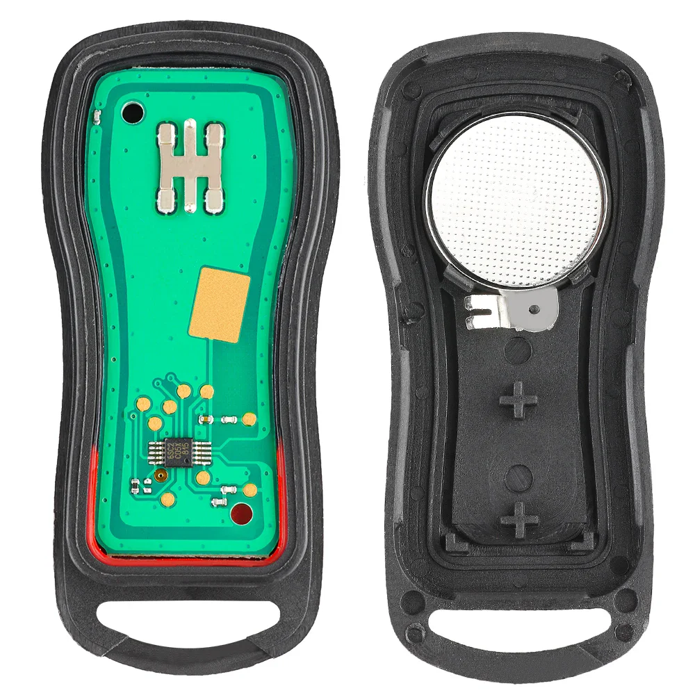 KEYECU 315MHz / 433MHz for Nissan Frontier Murano Armada Pathfinder Versa Altima Maxima Xterra Auto Remote Key Fob KBRASTU15