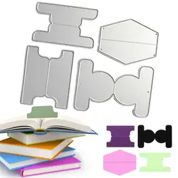 Plantillas de troqueles de corte de Metal para álbum de recortes DIY, pestañas planificadoras, álbum de fotos, grabado decorativo, tarjetas de papel DIY, 1 Juego