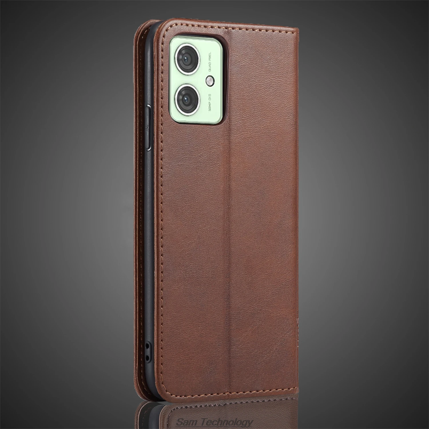Magnetic attraction Leather Case for Motorola Moto G54 (5G EUR Version) Holster Flip Cover Case Wallet Phone Bags Fundas Coque