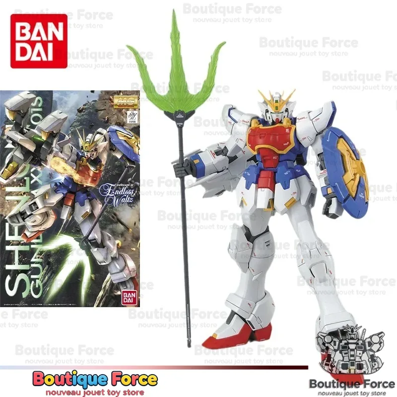 

Bandai Gundam Wing Shenlong Gundam MG XXXG-01S Model Kit Official Anime Action Figure Toy Collectible for Adults & Kids