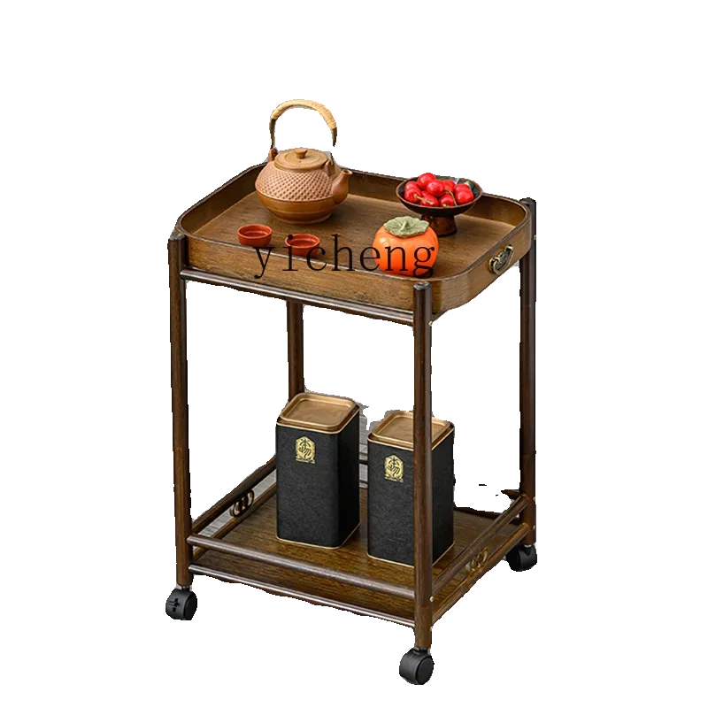 zz tea cabinet mahjong machine special tea rack with wheels small side table