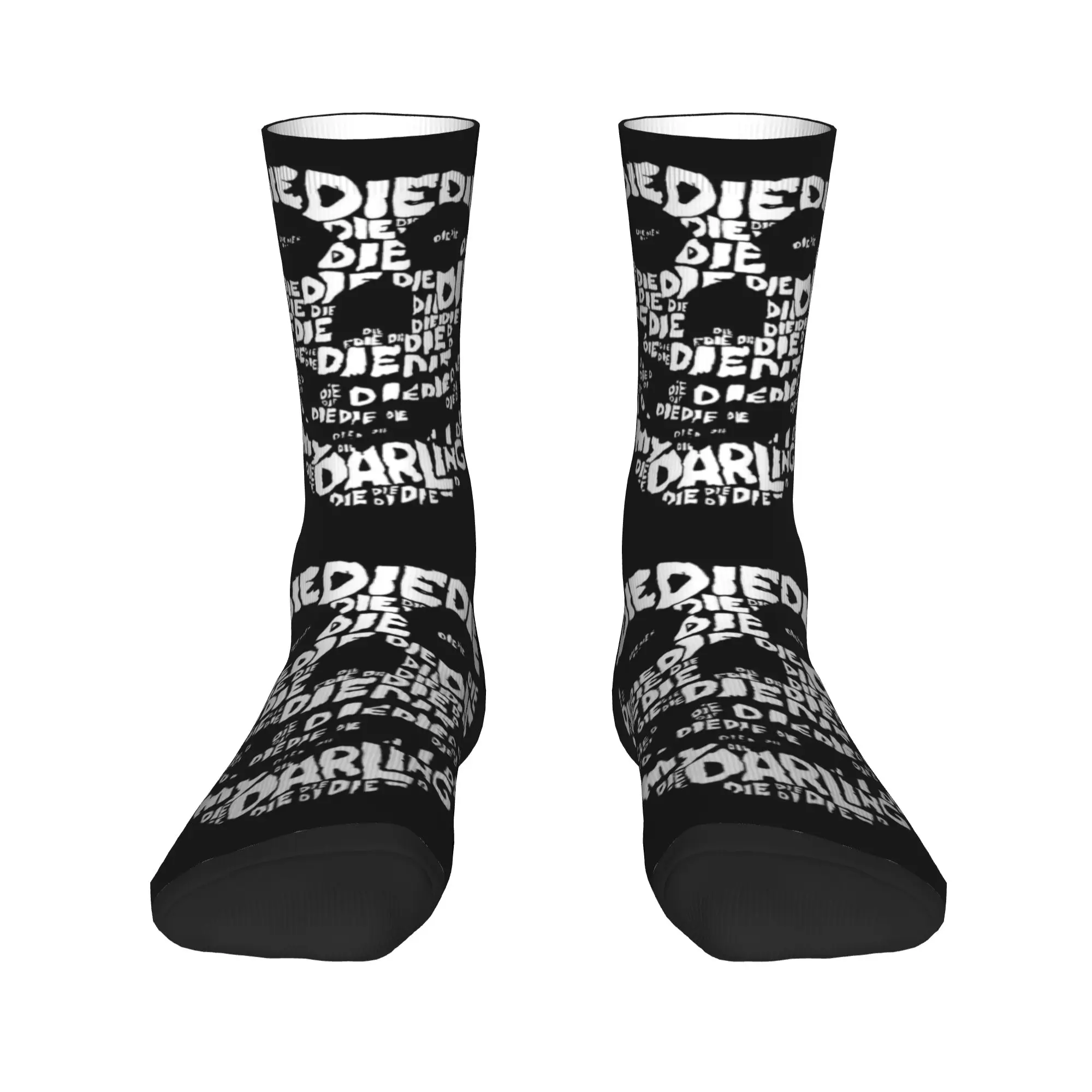 

Misfits Horror Punk Rock Band Men Women Crew Socks Unisex Fun 3D Printed Dress Socks