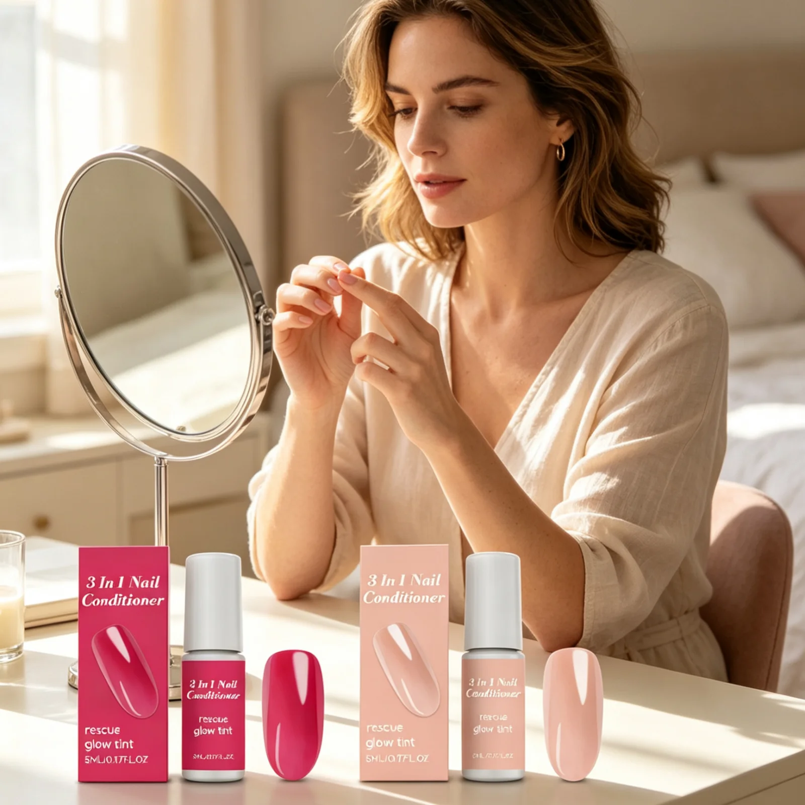 Nail Care Oil Deeply Nourishing Restore Shine Surface Smoother Repairing Polishing Gentle Formula Strengthening Nail Conditioner