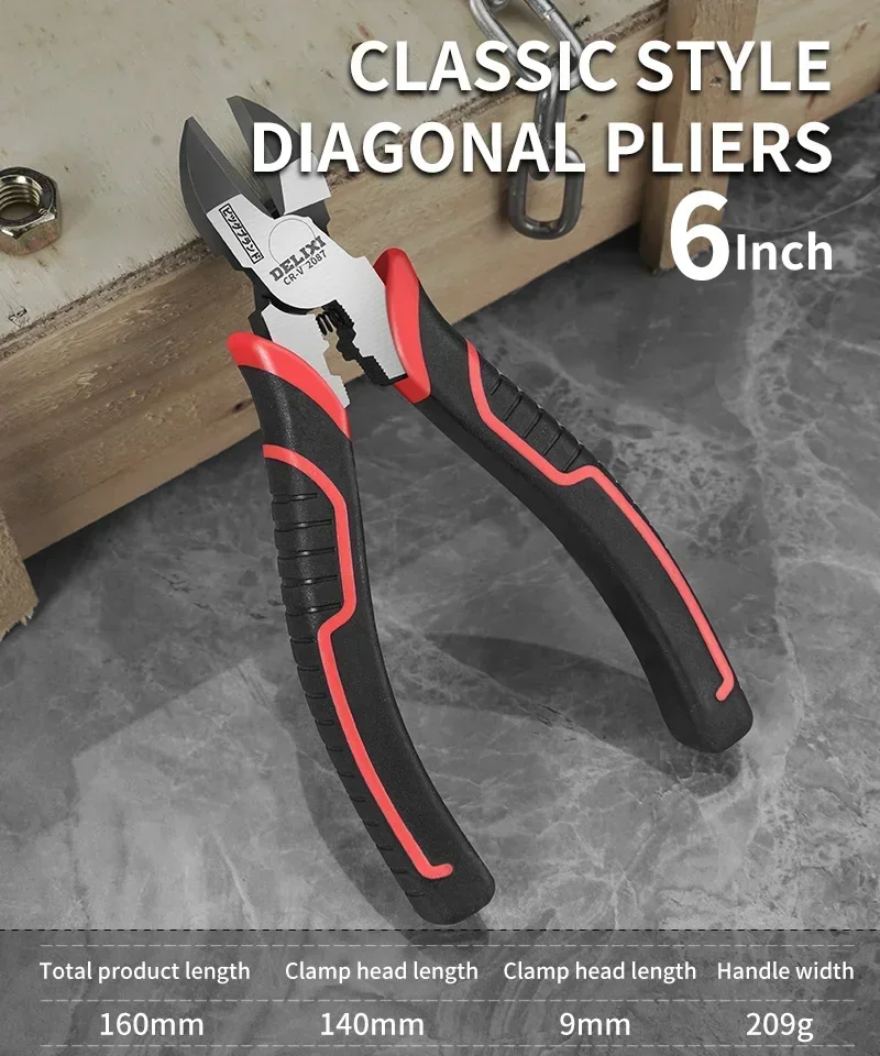 

1PCS/3PCS for Cutting Peeler Electrician Diagonal Needle Nose Nippers Pliers Sets Crimping Wire Cutters Multifunctional Stripper