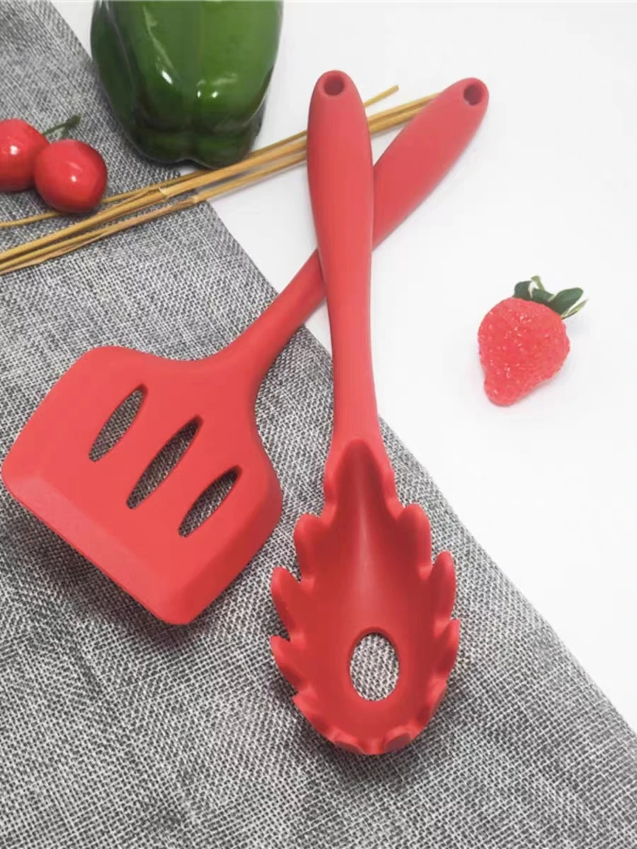 Heat Resistant Silicone Pasta Spoon, Kitchen Tong, Powder Claw, Food Grade Noodle Spoon, Cooking Utensils, Kitchen Accessories