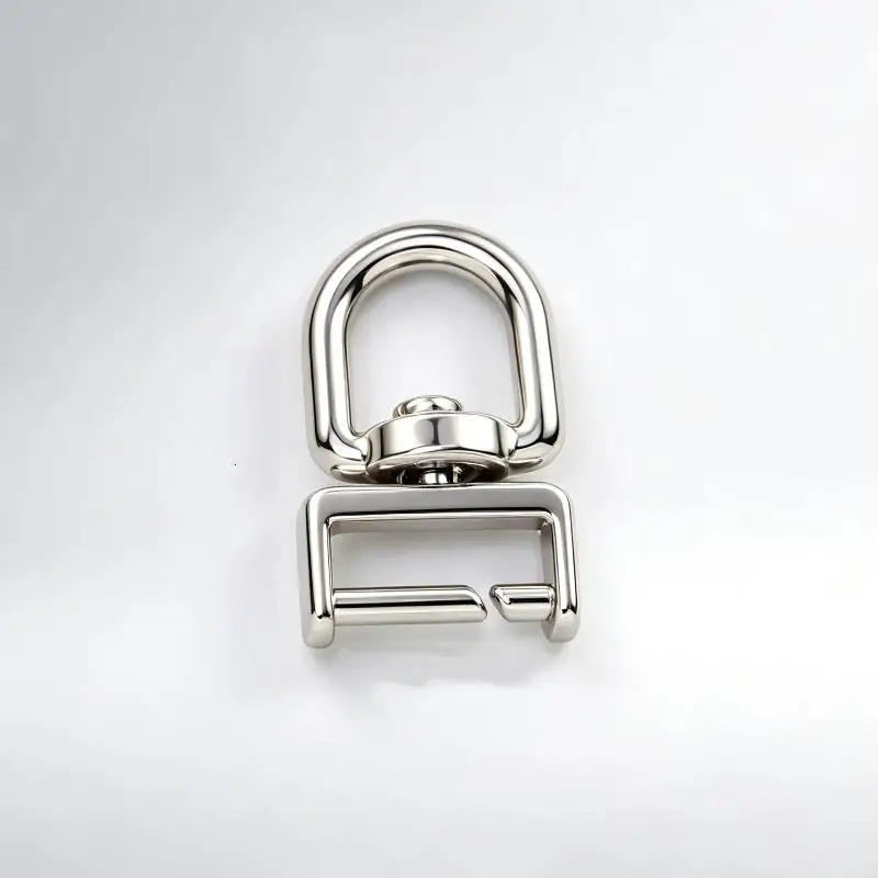Zinklegierung Drehbare D-Ring-Verschlüsse 360-Grad-Rotation Rostbeständig für DIY-Taschen, Haustierhalsbänder und Nähprojekte – Detail 4