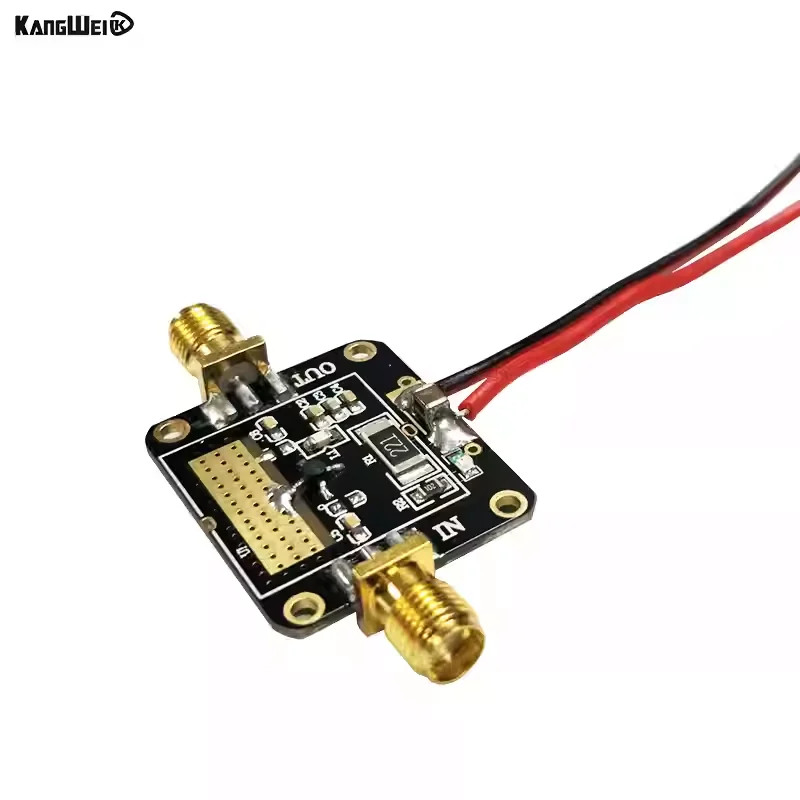 RF Amplifier Low Noise LNA Broadband 10M-8GHz Gain 12dB Gain Onboard Shield Cover