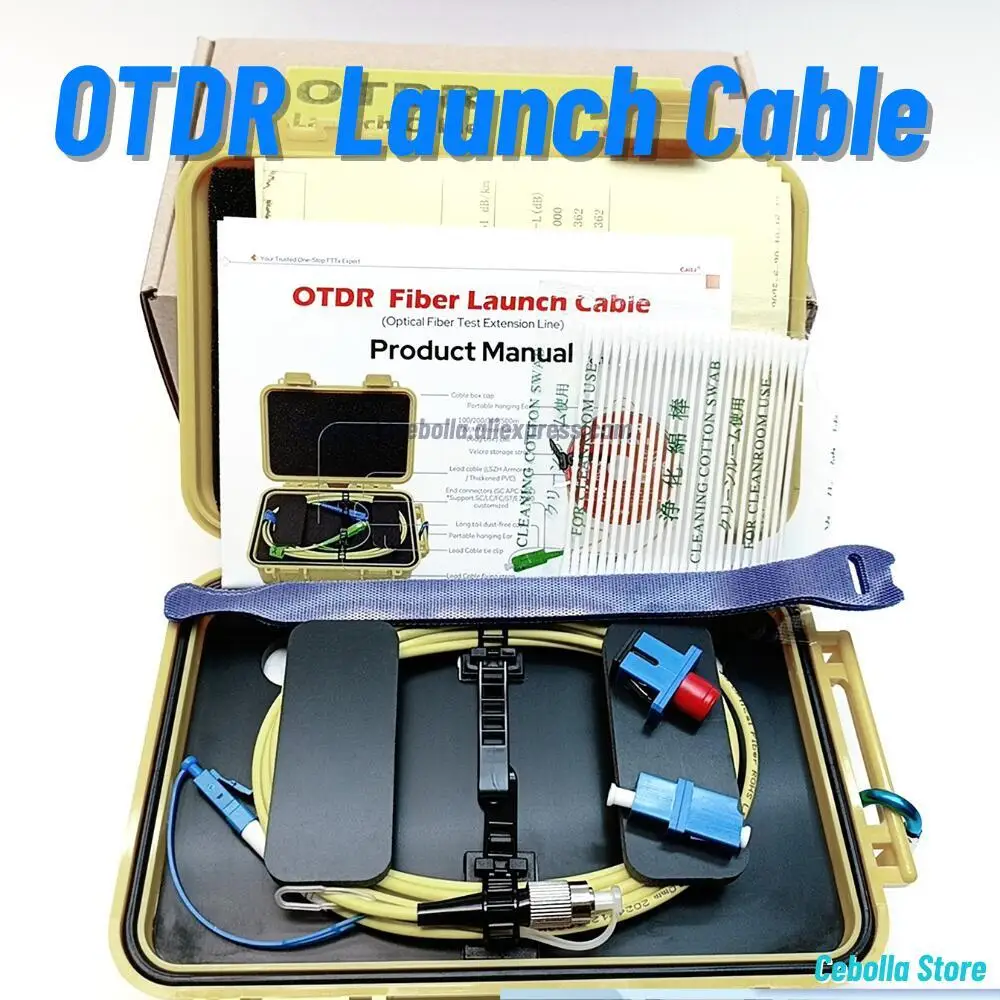 

Кабель для OTDR 1000 м, одномодовый, LC/FC, для тестирования оптоволокна, удлинительный, для резонансного отражателя, FC UPC, устранитель мертвых зон, 1 км