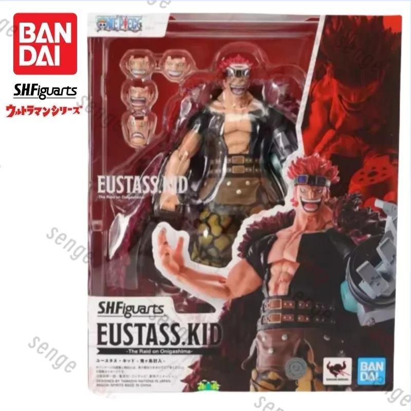 【Оригинальный товар, в наличии】Коллекционная фигурка Bandai SH Figuarts One Piece Eustace Kid, подарочная коллекция