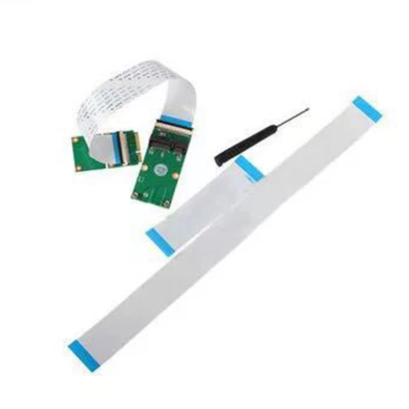 Nuovo Mini PCIe a Mini PCIe Mini pci-e Extender scheda di rete FPC Extend SSD Extend Extender Extension Adapter