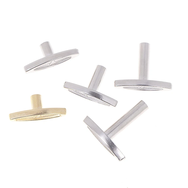 2pcs Musical Box Wind Key Music Box Mechanism Musical Box Rotating Knobs Clockwork Music Box T Shape Bar Replacement Winder