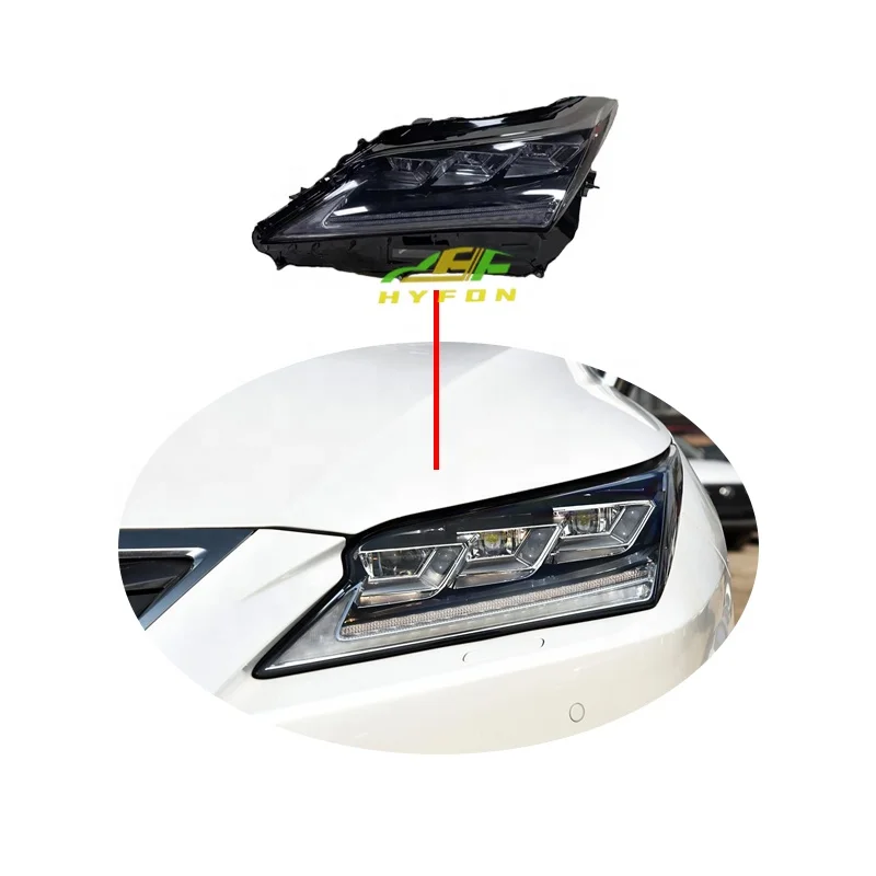 

BR For Lexus 2016-2019RX270 RX350 Upgrade New Style Matrix Three-eye Headlight LED Flow Turn signal Day Running Light Plug and