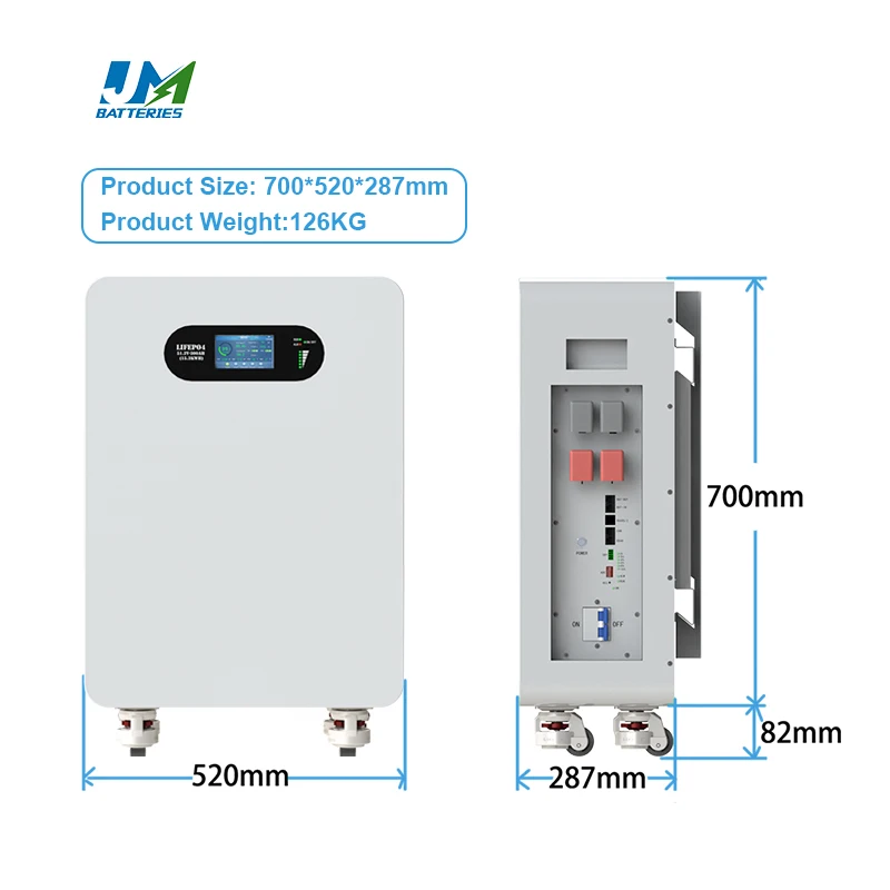 JM 48V 280Ah 300Ah for Powerwall Solar Lithium Battery Pack 14Kwh 15Kwh Solar Energy System CAN 48V 280Ah LiFePO4 Energy Storage
