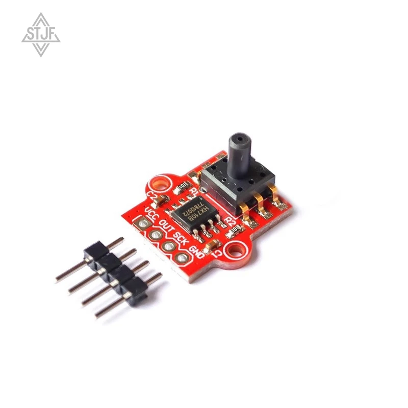 STJF 3.3-5V Digital Barometric Pressure Sensor Module Liquid Water Level Controller Board 0-40KPa for Arduino 3.3V-5V