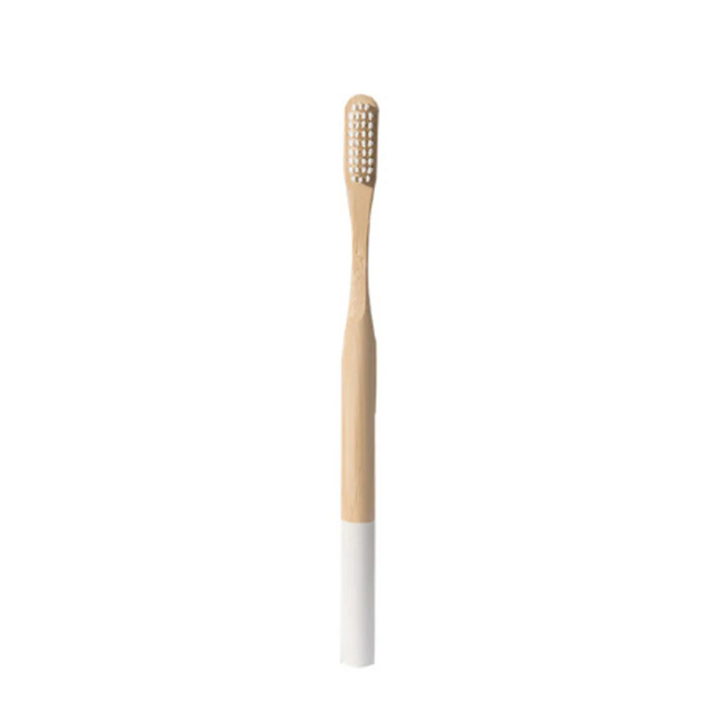 

4Pcs Premium Bamboo Toothbrush Eco Friendly Bristle Durable Design for Daily Use Kraft Paper Packaging Gift Idea