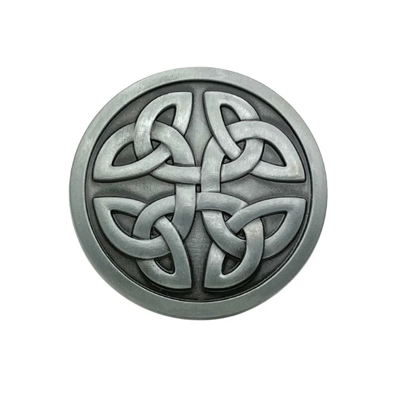 Personality fashion round Celtic knot belt buckle