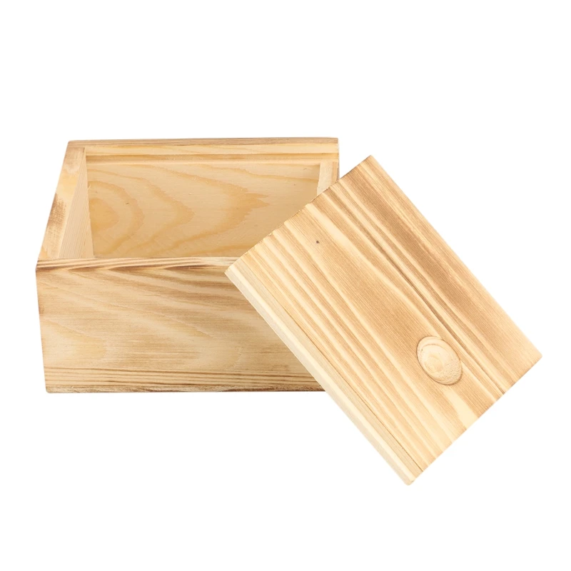 2Pcs Wood Jewelry Box For Woman, Organizer Box For Rings, Earrings, Necklaces,Strap, Vintage Style