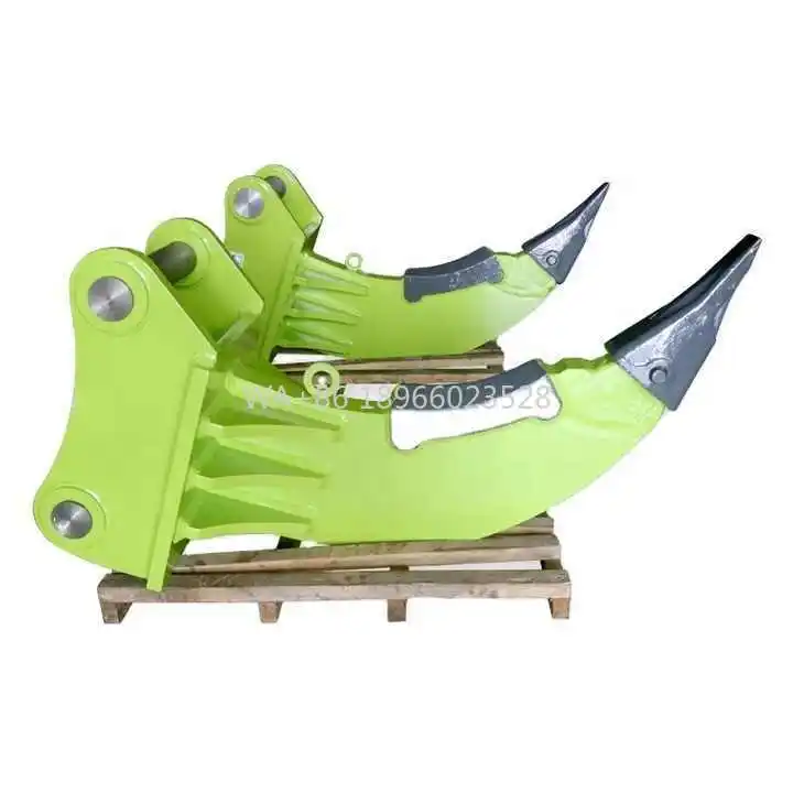 หัวฉีดหินสำหรับรถขุดแบบใหม่ รับน้ำหนักมาก ดีไซน์แบบฟันเดี่ยว สำหรับอุตสาหกรรมวัสดุก่อสร้าง พร้อมเกียร์หลัก