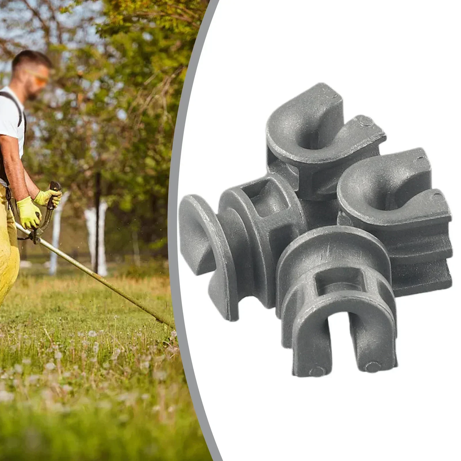 ชุดตาไก่สำหรับ STIHL-FS80E FS50 4ชิ้นปลอก FS61ตาไก่สำหรับส่วนที่อุปกรณ์ยึดอายไลเนอร์ FS60 FS51