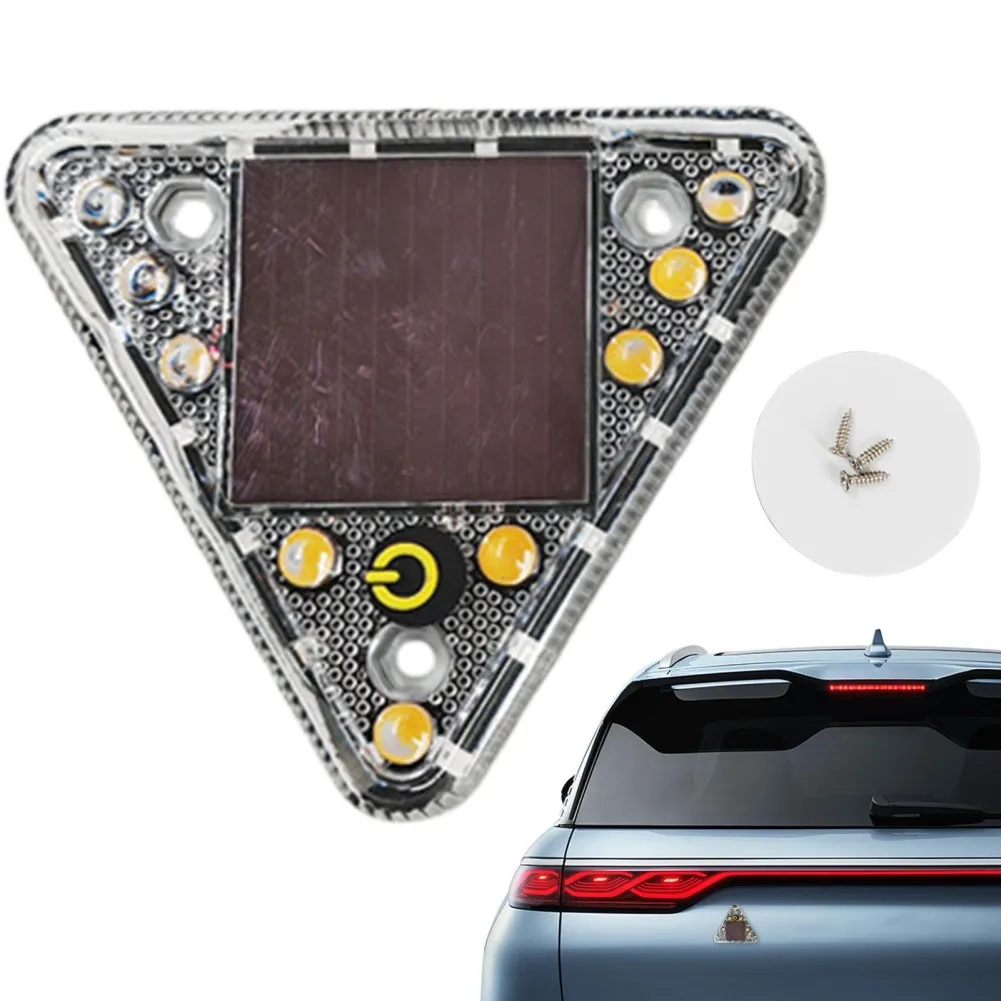 for Solar Power for Energy LED Tail Light for Car with Security for strobe Signal for Enhanced Night Visibility and Safety