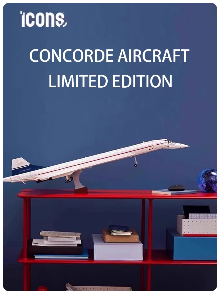 Chine blocs de construction série créative 88015 Concorde grand avion 2090 modèle de particules assemblage adulte jouet Collection cadeau mâle
