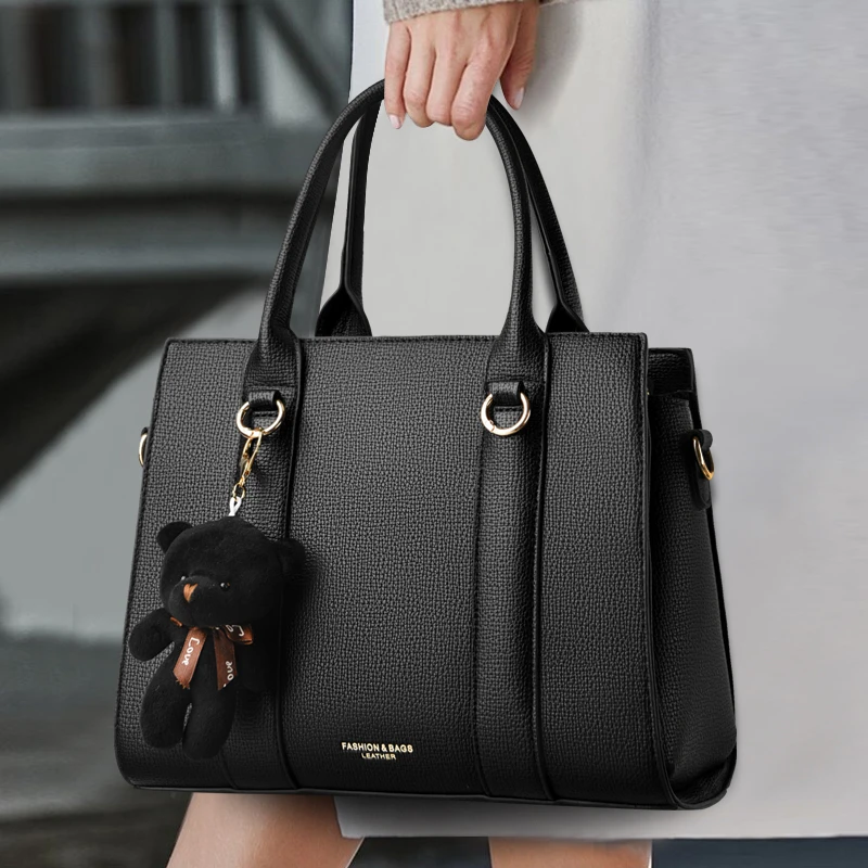 

New Woman Shoulder Bag Large Capacity Handbag for Women Crossbody Bag PU Portable Bucket Bag Ladies Messenger Bags Tote Bags Sac