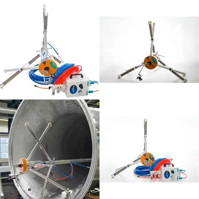 Pneumatic Pump Mounted Steel Inner Tube Sprayer for Aluminum Based Metal Machinery Epoxy Coating Equipment