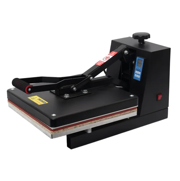 Heat Press Machine, Manual Flat Sublimation Heat Transfer Press, Digital Heat Press for T-shirt, Fabric DIY Printing