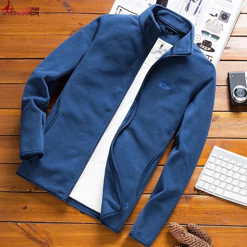 Streetwear Men Fleece Tactical Softshell Military Varsity Jacket outwear Sport Tourism Mountain Camping Coats men Army jackets