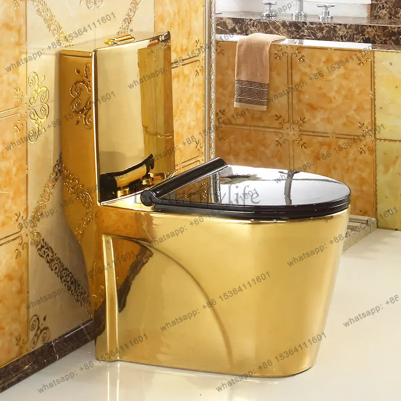D30 European style golden toilet siphon deodorant color toilet household