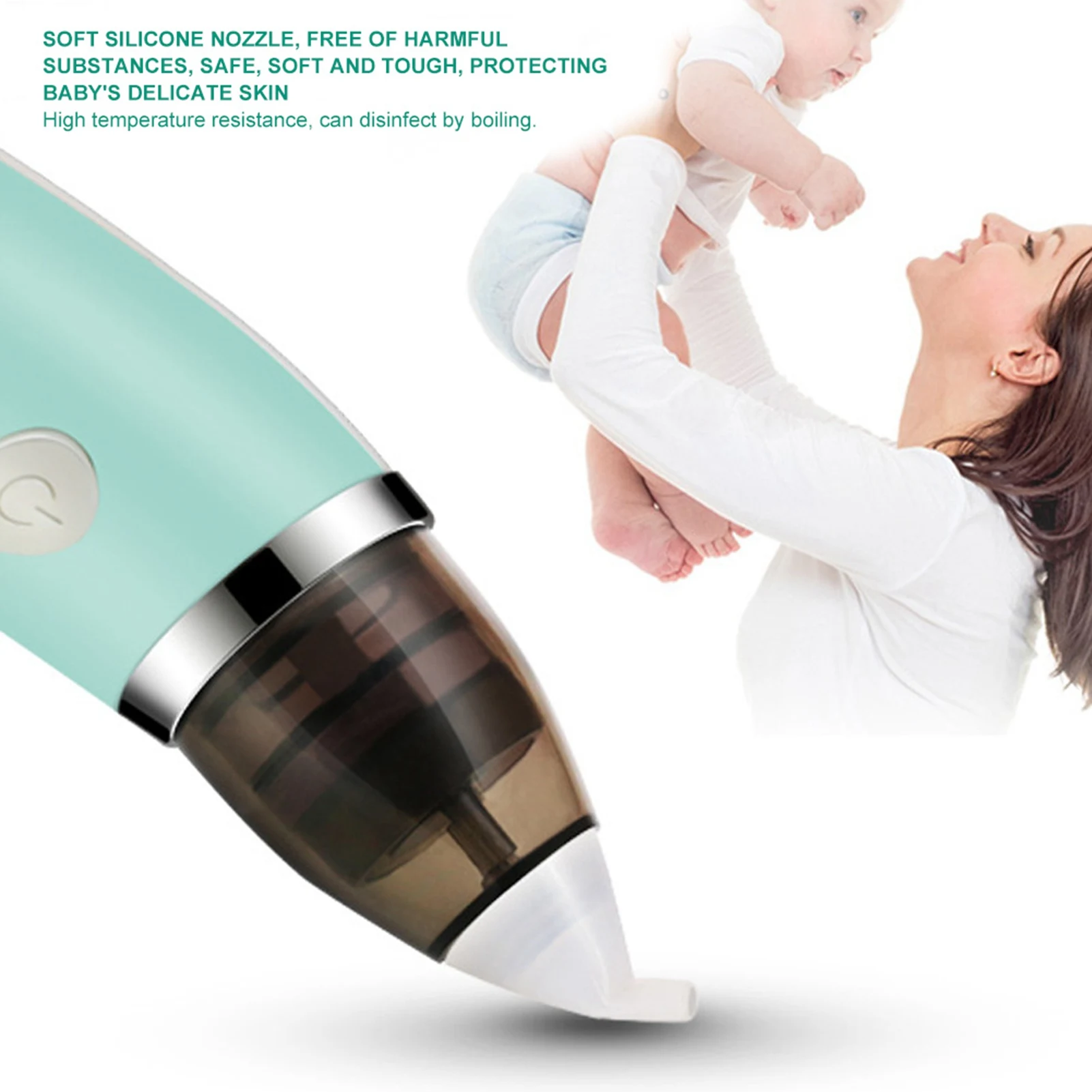 Multi‑Function Electric Vacuum Ear Nose Cleaner Nasal Aspirator Suction Earwax Remover