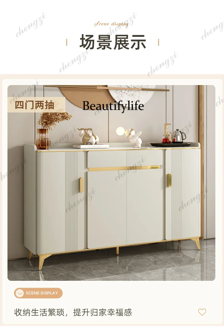 Style Minimalist Shoe Cabinet Organizer Style Corridor Entryway Shoe Cabinet Wooden Storage Zapatera
