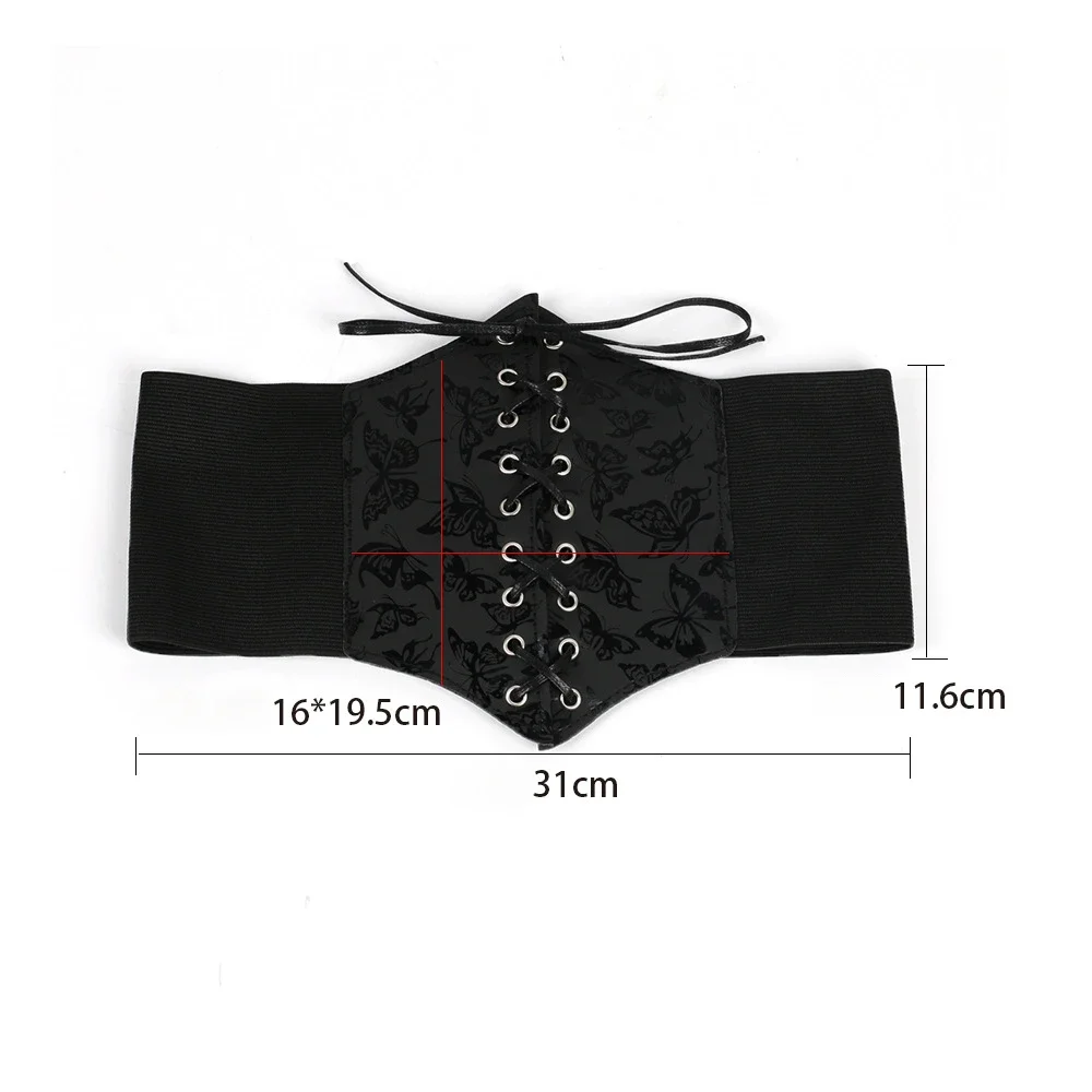 Elastic Loose Ladies Waist Belt Summer Versatile Decoration Dress Western Suit Coat Wide Waist Sealing Band Outerwear