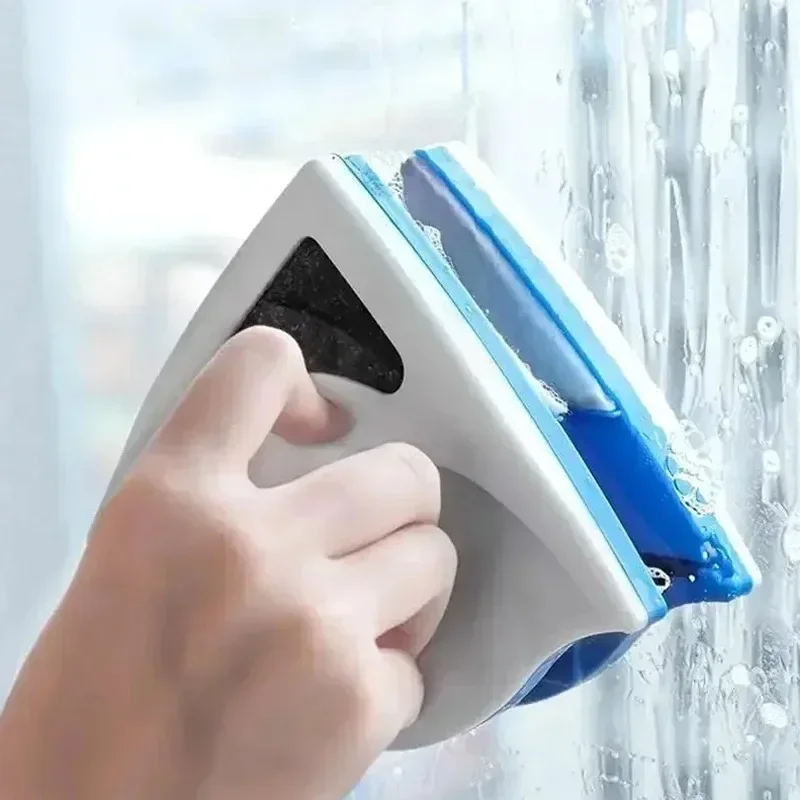 Magnetic Glass Window Cleaner High-rise Window Scraper Glass Cleaning Brush Casement Magnet Mop Home Accessories Cleaning Tools