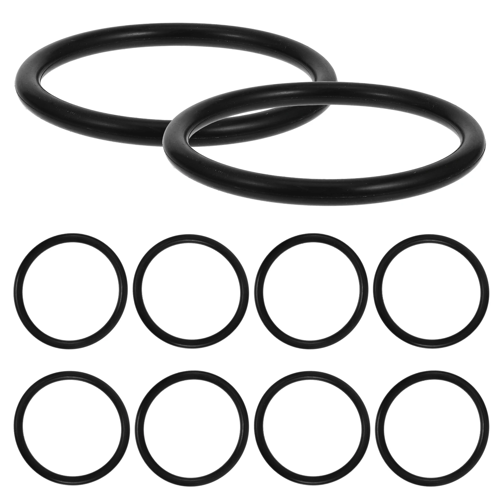 

10pcs Rubber Ring EPDM O Shape Gasket Sealing Singing Bowl Instruments Cushion Sound Replacement Accessory Wear Resistant