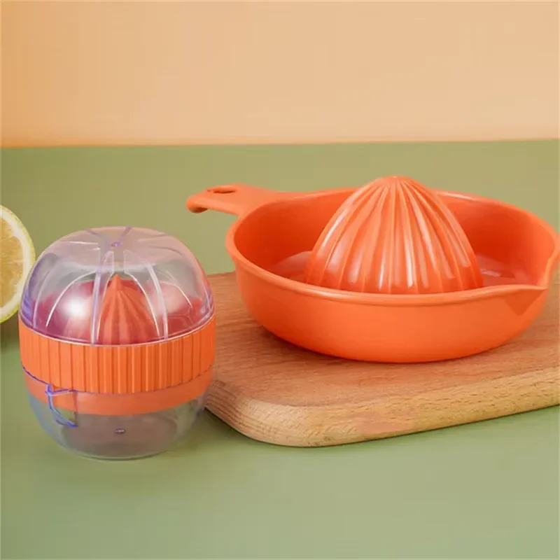 

Manual Portable Citrus Juicer Kitchen Tools Plastic Orange Lemon Squeezer Fruit Juicer Extractor Machine Cup Kitchen Accessories