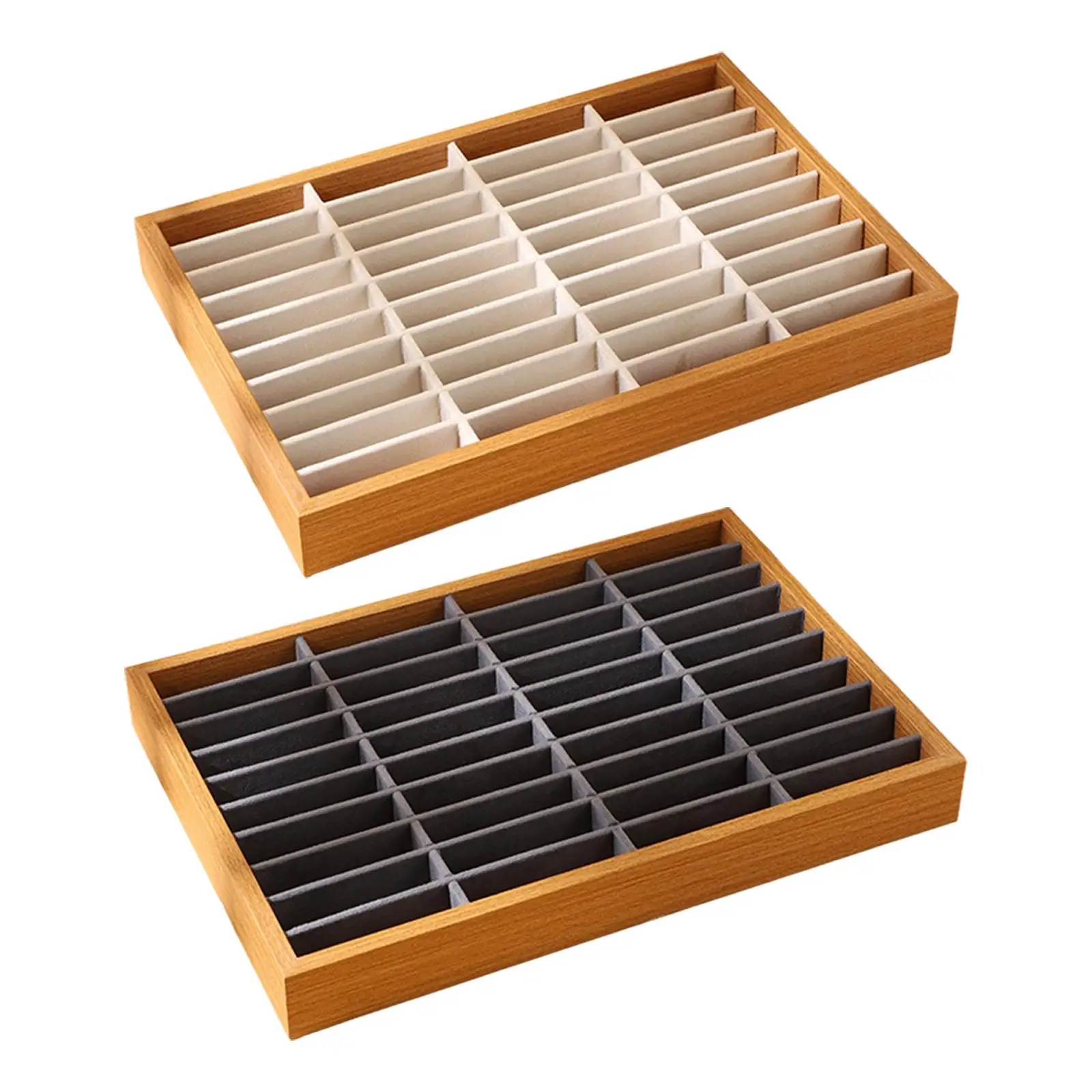 

Bangles Holder Jewelry Display Tray Portable Multifunctional Stackable 40 Slots Organizer Storage Case for Mom Girlfriend Her