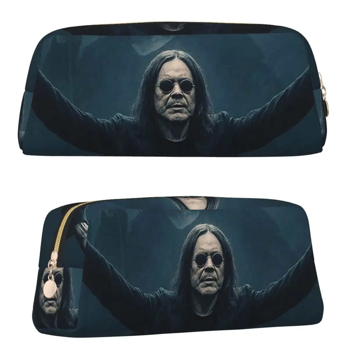 

Ozzy Osbourne British Heavy Metal Rock Music Singer Pencil Cases for Students School Pen Box Pencil Bag Large
