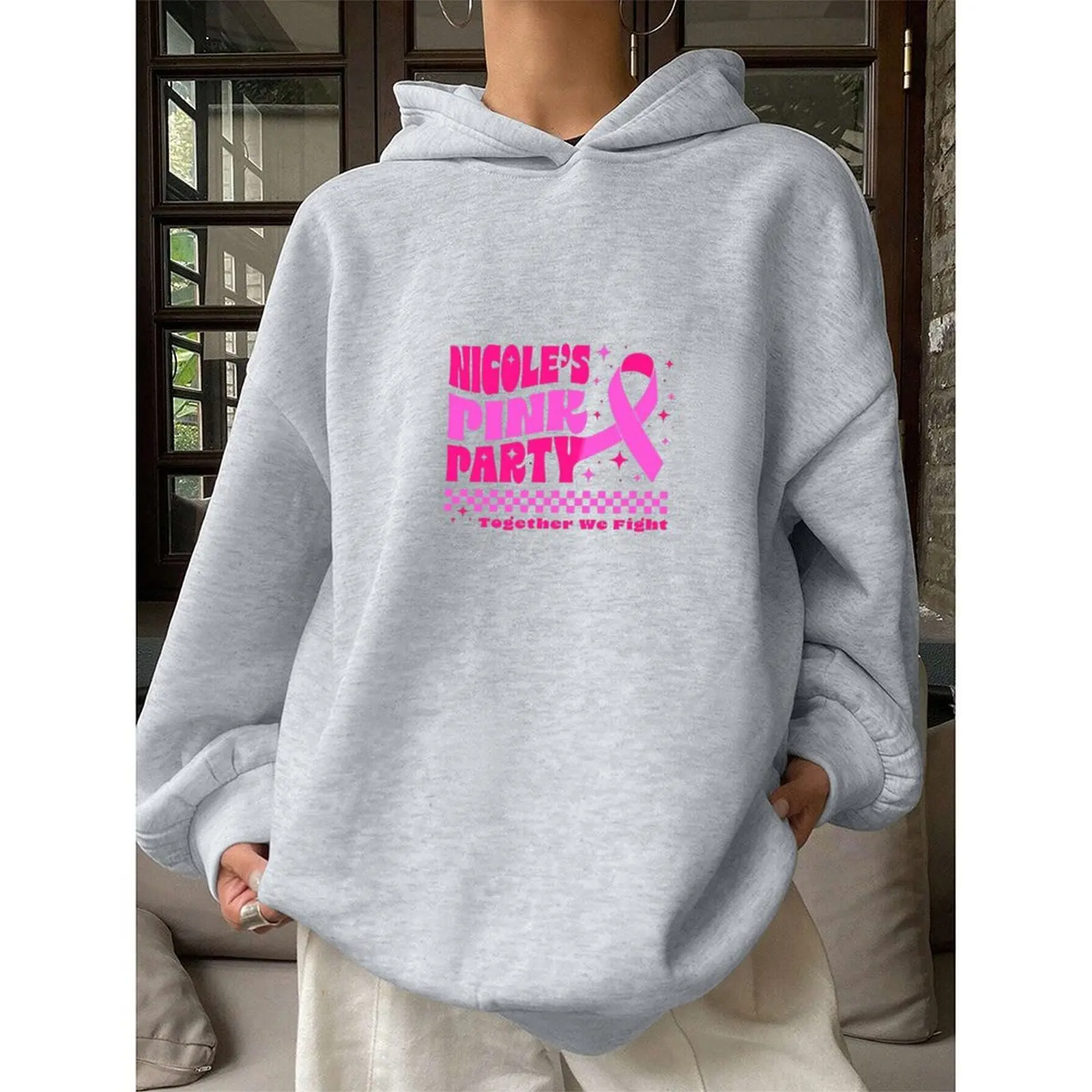 

Women's Sweater Hoodies Sweatshirts Velvet Winter Casual Spray-painted Print Colorful Long Sleeve Pullovers Autumn Woman Clothes