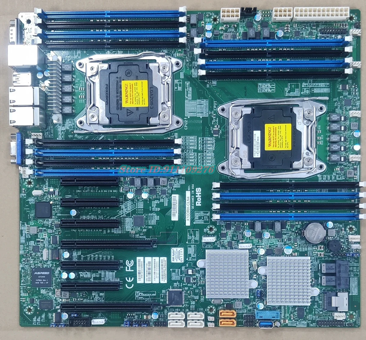 

X10DRH-CLN4 Motherboard E5-2600 v4/v3 family, Quad 1GbE LAN ports ,8x SAS3 (12Gbps) ports w/ Broadcom 3008 RAID Controller