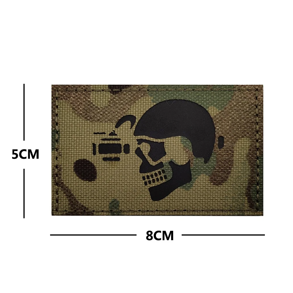 New Cross-Border Laser P J Cutting Infrared IR Reflection Military Luminous Tactical Badge Parachute Armband Backpack Patches