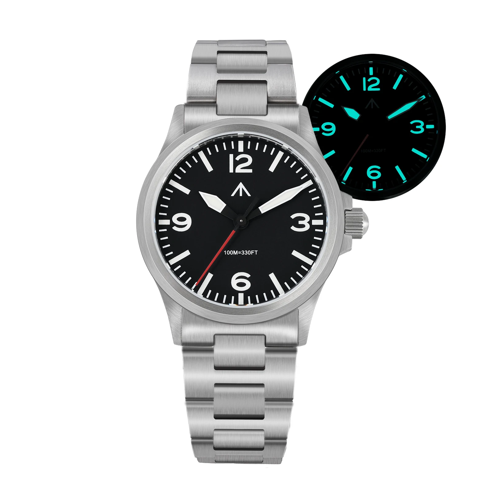 MILITADO ML18 36mm PVD Watch VH31 Sweep Second Quartz Movement