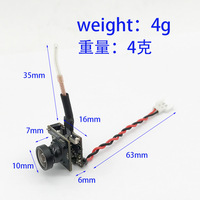 Suitable for 5.8G FPV image transmission camera all-in-one machine AIO 700TVL wide-angle 25mW 40CH crossing machine