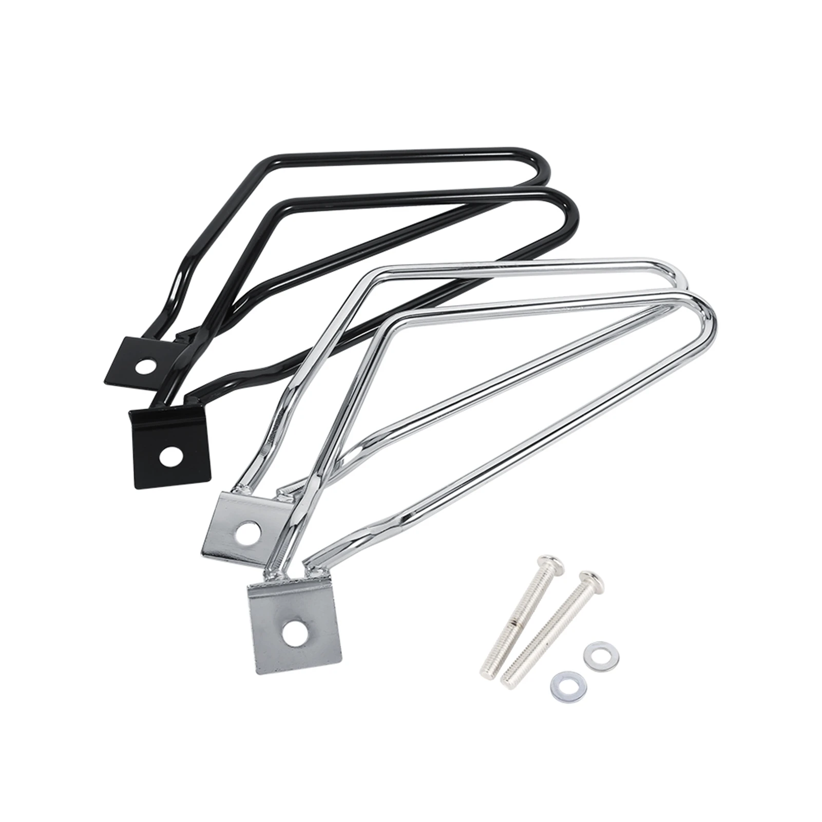 2x Motorcycle Saddle Bags Bracket for XL883/1200 HD1450/1584 Motorcycle Saddlebags Mount Brackets Support Saddle Bags Bracket